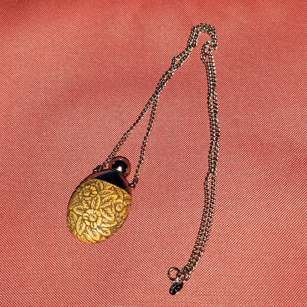 ESTEE LAUDER Vintage Bottle Pendant on Chain